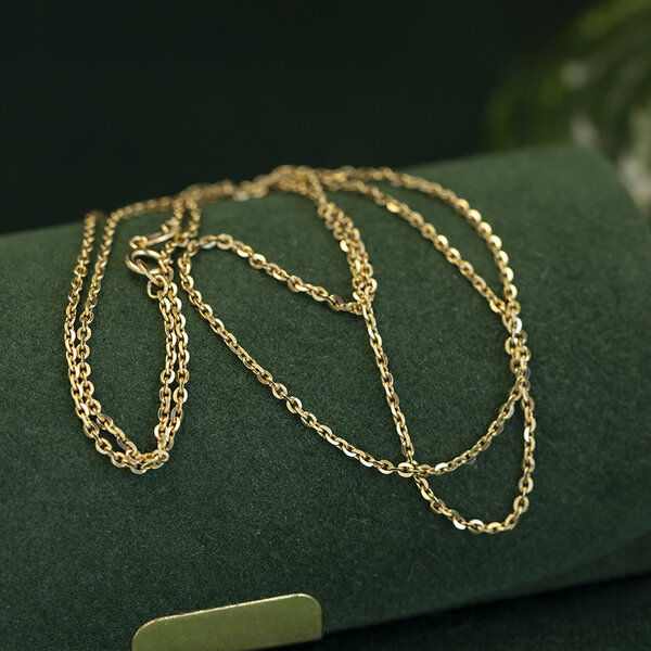 vintage Gold vintage anchor necklace 14 kt