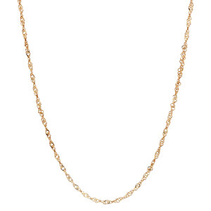 Gold Singapore necklace 14 kt