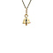 vintage Golden vintage bell pendant 14 kt