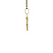 vintage Gouden vintage sleutel hanger 14 kt