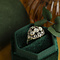 vintage Gold vintage ring with rose diamond 14 kt/925