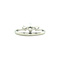 vintage Witgouden vintage trigolie ring met diamant 14 kt