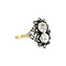 vintage Vintage ring met roosdiamant 9 kt