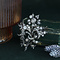 vintage Silver brooch with rose diamond 12 kt/925