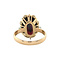 vintage Gold vintage ring with garnet 18 kt