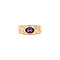 vintage Gold ring with amethyst 14 kt