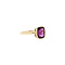 vintage Ring with amethyst 9 kt