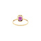 vintage Ring with amethyst 9 kt