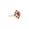 vintage Gold ring with amethyst 14 kt