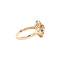 vintage Gouden ring met amethist 14 kt