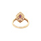 vintage Gouden ring met amethist 14 kt