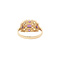 vintage Gold ring with amethyst and opal 14 kt