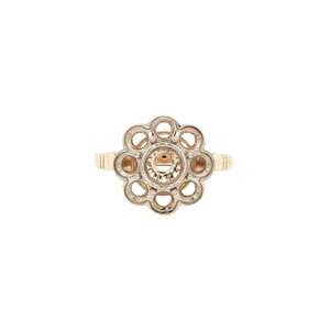 Gold mount ring 14 kt