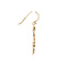 vintage Gold earrings with pearl 14 kt