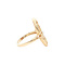 vintage Gold ring with pearl 14 kt