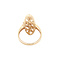 vintage Gouden ring met parel 14 kt