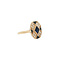 vintage Gouden ring met saffier en diamant 14 kt