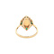 vintage Gold ring with opal, emerald and diamond 14 kt