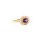 vintage Gold ring with amethyst and opal 14 kt