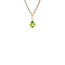 vintage Pendant with peridot 9 kt
