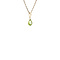 vintage Pendant with peridot 9 kt