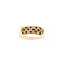 vintage Ring met saffier en diamant 9 kt