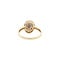 vintage Ring met rookkwarts 9 kt