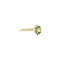 vintage Ring with peridot and diamond 9 kt