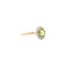 vintage Ring with peridot and diamond 9 kt