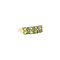 vintage Ring with peridot and diamond 9 kt
