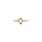 vintage Ring with aquamarine 9 kt