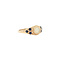 vintage Gold ring with opal and sapphire 14 kt