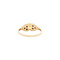 vintage Gouden ring met citrien en parel 14 kt