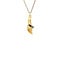 vintage Gold vintage clog pendant with diamond 14 kt