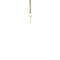 vintage Gouden vintage klavertje vier hanger 14 kt