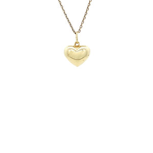 Gouden hart hanger 14 kt
