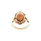 vintage Gold vintage ring with cameo 14 kt