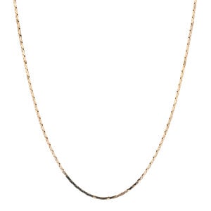 Gold cobra necklace 14 kt