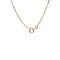 vintage Gouden vintage cobra collier 14 kt