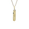 vintage Bicolour vintage gold pocket knife pendant 14 kt