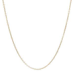 Gouden anker collier 14 kt