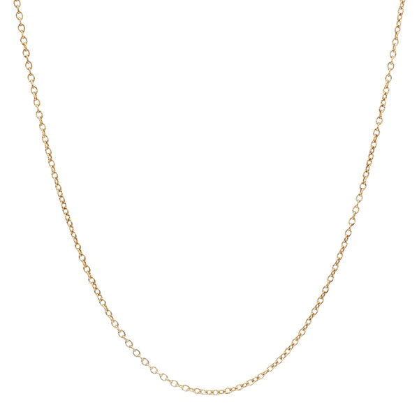 vintage Gold anchor necklace 14 kt