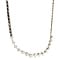 vintage White gold vintage necklace with diamond 18 kt