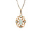 vintage Gold vintage pendant with opal 14 kt