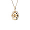 vintage Gold vintage pendant with opal 14 kt