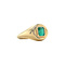 vintage Gold vintage ring with emerald 14 kt