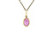 vintage Golden vintage pendant with sapphire 18 kt