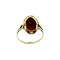 vintage Gouden vintage ring met carneool 14 kt