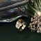 vintage Golden vintage ring with tiger's eye 14 kt