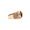 vintage Gouden vintage ring met tijgeroog 14 kt